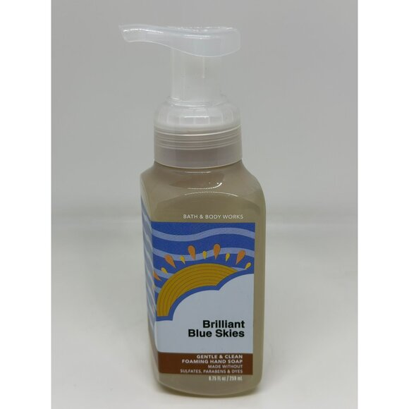 Bath & Body Works Brilliant Blue Skies Gentle & Clean Foaming Hand Soap 8.75 OZ - Picture 1 of 3